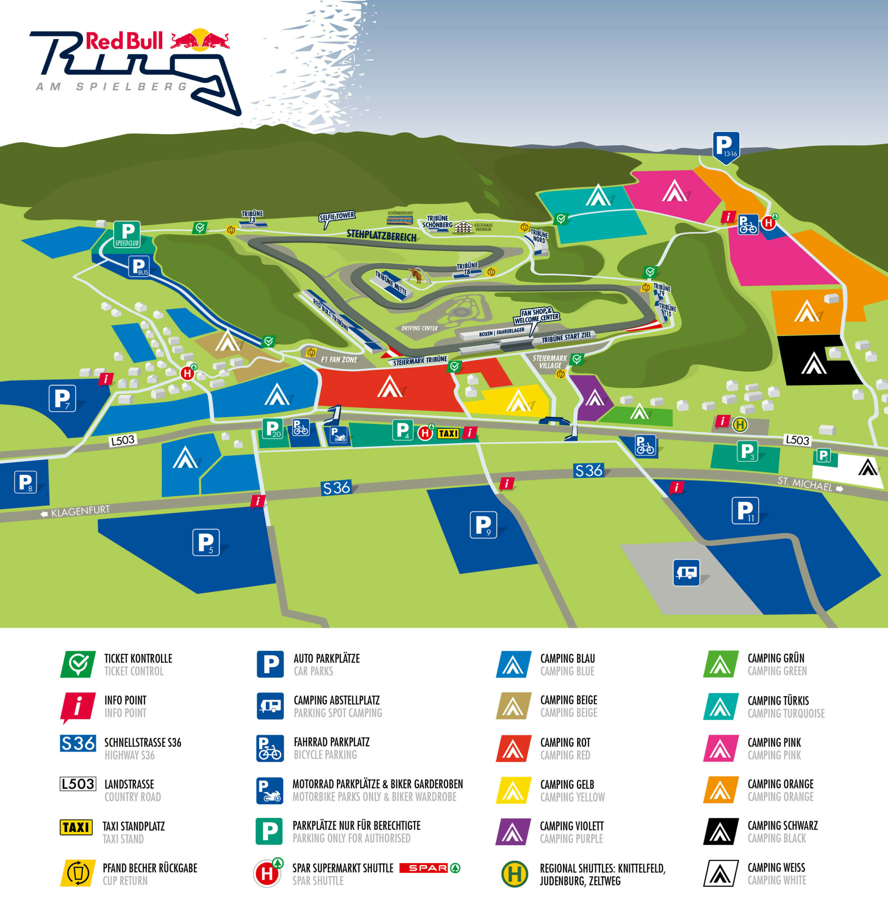 Camping Guide F1 I Spielberg Overview