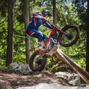 GASGAS Trial Bike Experience mit gestelltem Trial Bike